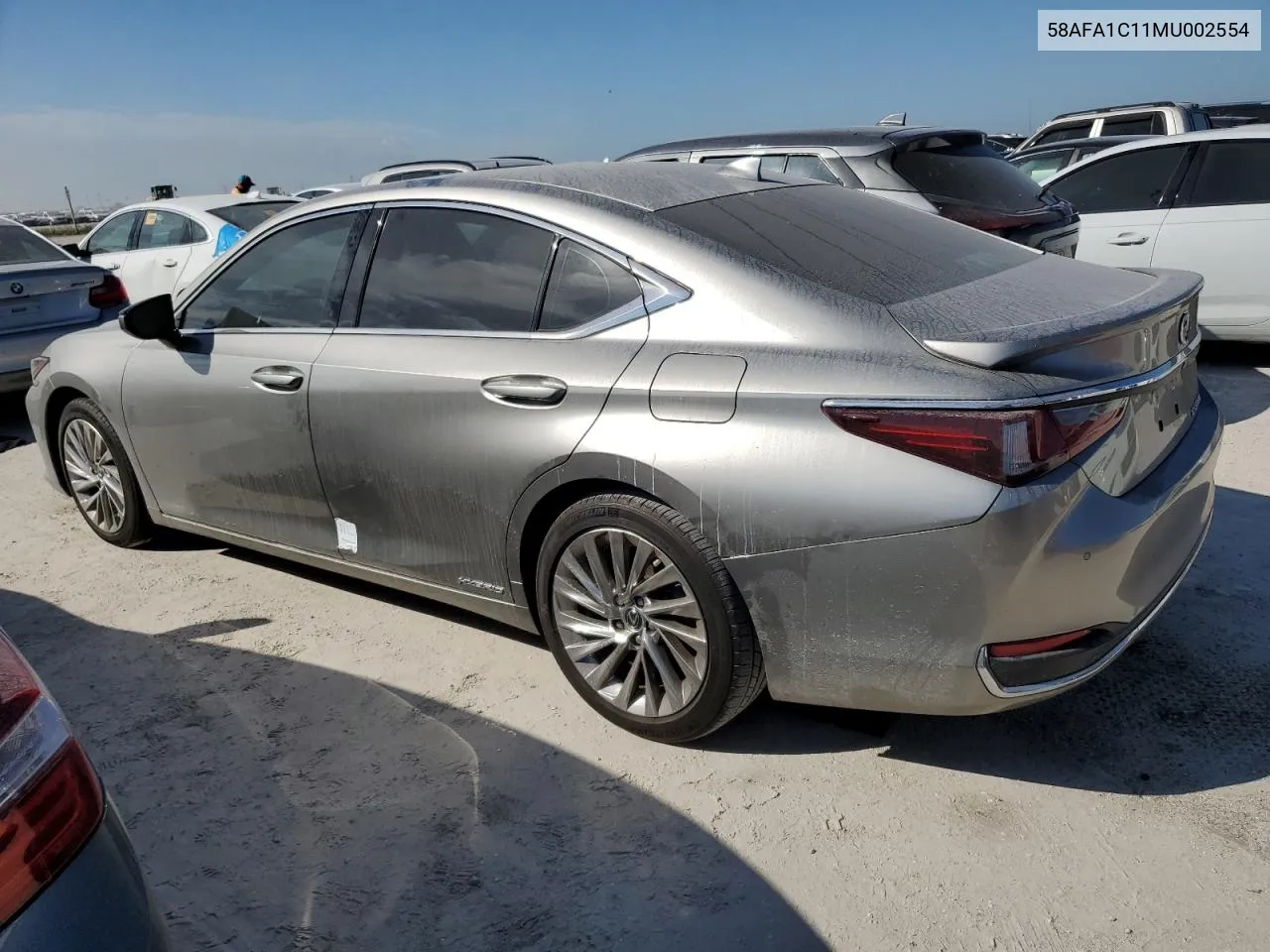 2021 Lexus Es 300H Ultra Luxury VIN: 58AFA1C11MU002554 Lot: 76187344