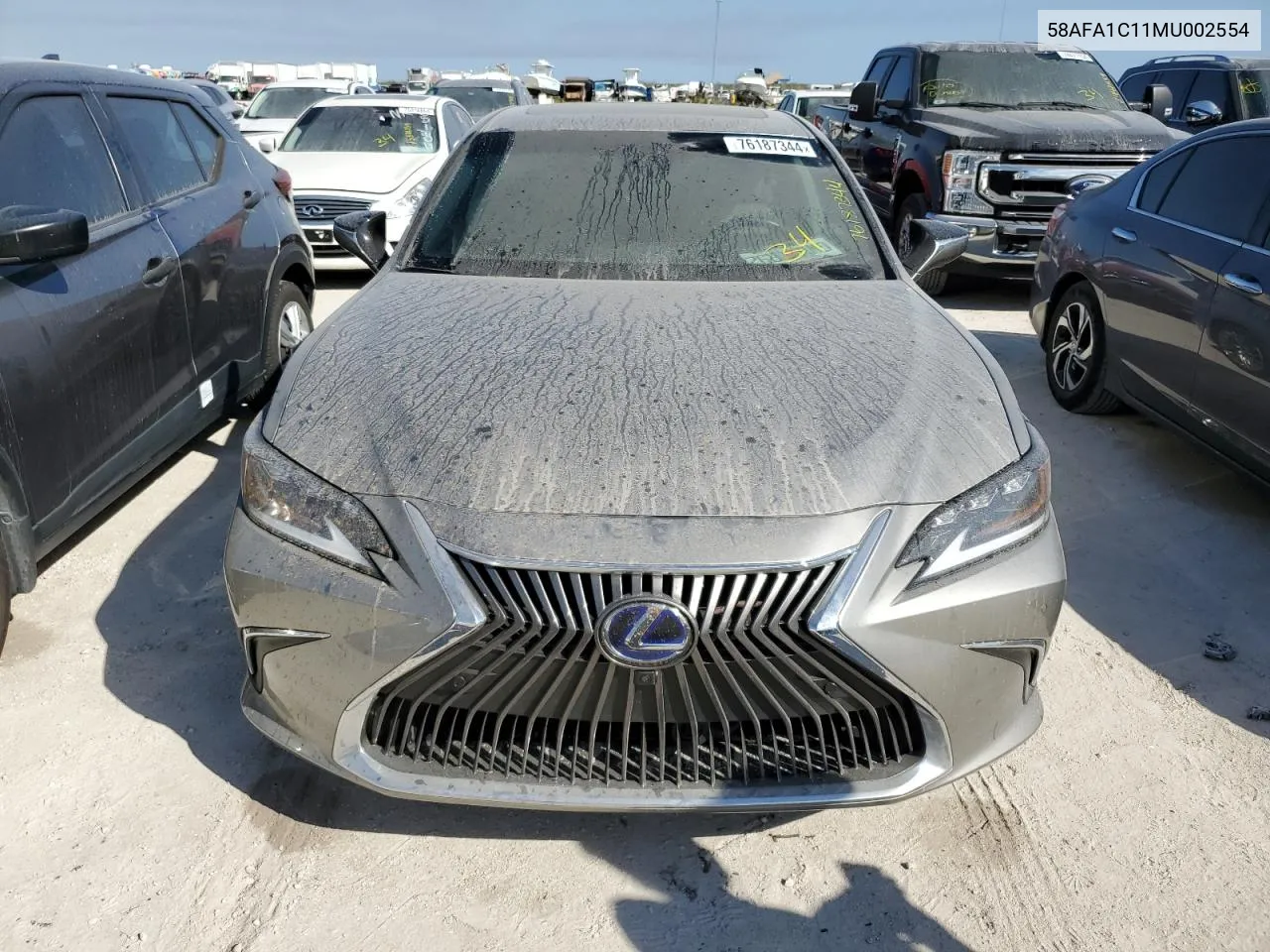 2021 Lexus Es 300H Ultra Luxury VIN: 58AFA1C11MU002554 Lot: 76187344