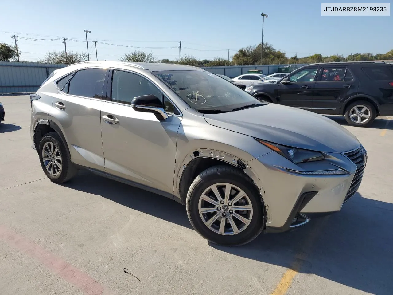 2021 Lexus Nx 300 Base VIN: JTJDARBZ8M2198235 Lot: 76343434