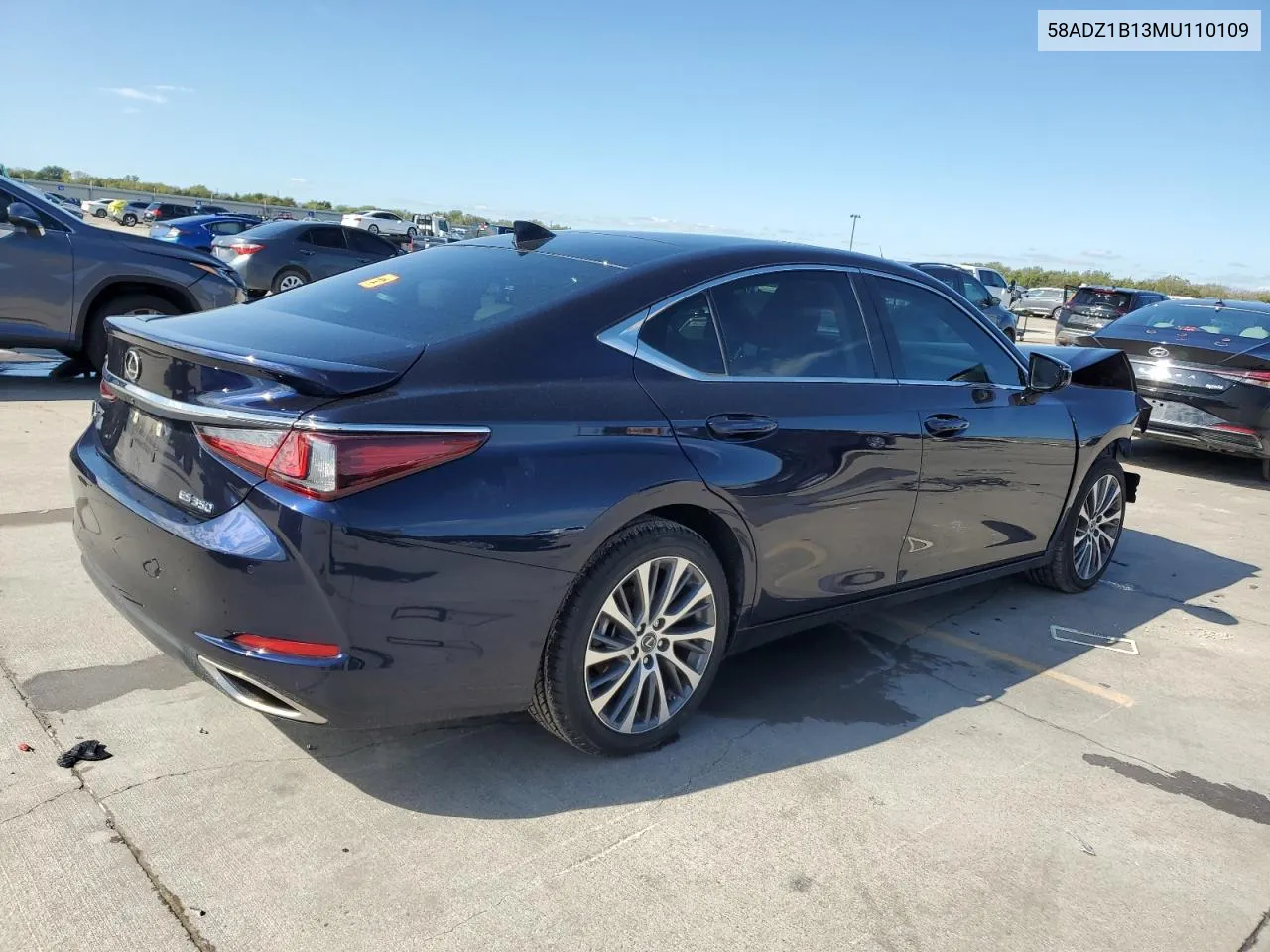 2021 Lexus Es 350 Base VIN: 58ADZ1B13MU110109 Lot: 79338334