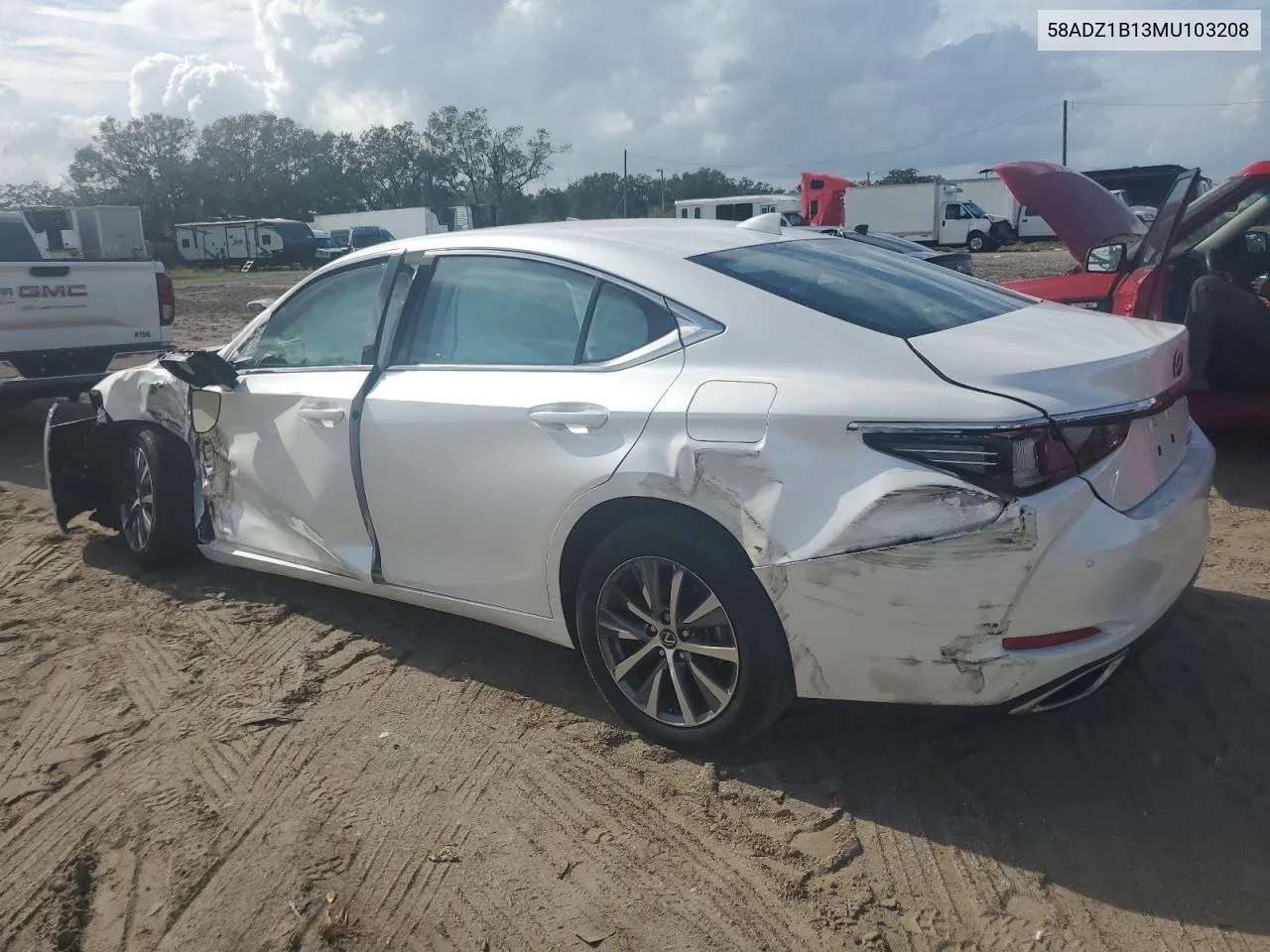 2021 Lexus Es 350 Base VIN: 58ADZ1B13MU103208 Lot: 79440734