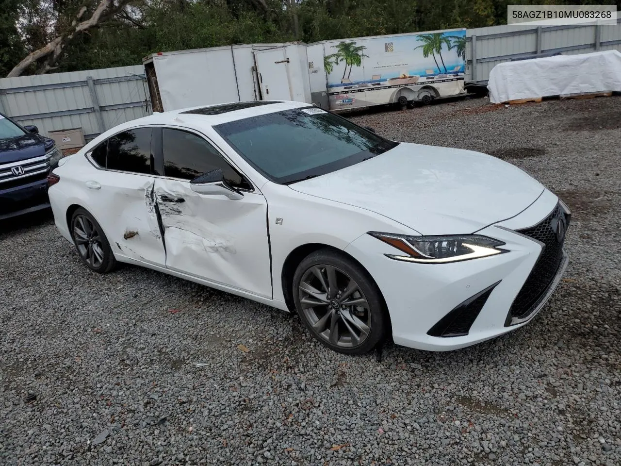 2021 Lexus Es 350 Base VIN: 58AGZ1B10MU083268 Lot: 79695054