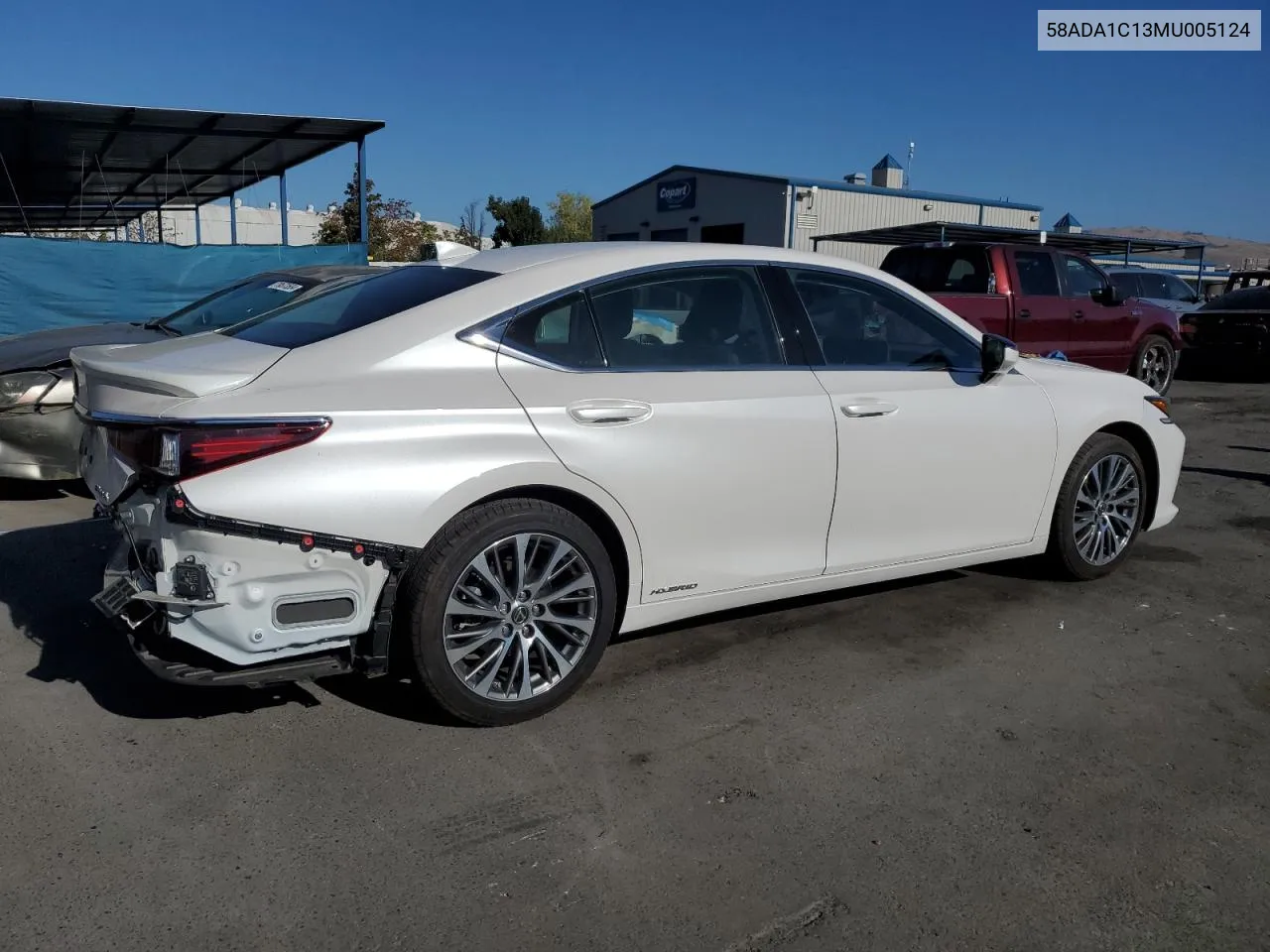 2021 Lexus Es 300H VIN: 58ADA1C13MU005124 Lot: 79701854