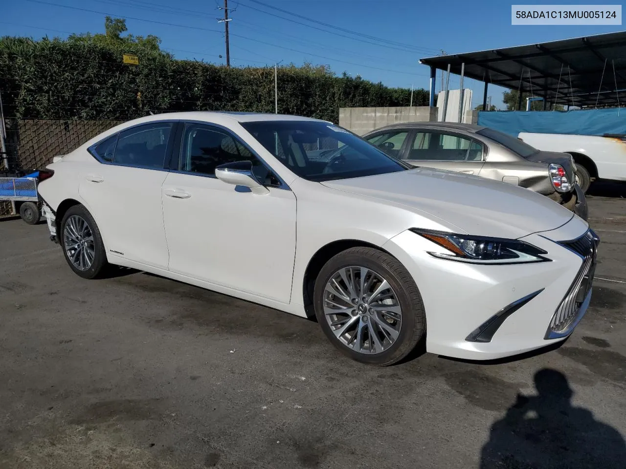 2021 Lexus Es 300H VIN: 58ADA1C13MU005124 Lot: 79701854