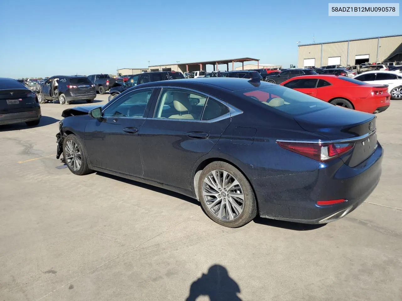 2021 Lexus Es 350 Base VIN: 58ADZ1B12MU090578 Lot: 80876024