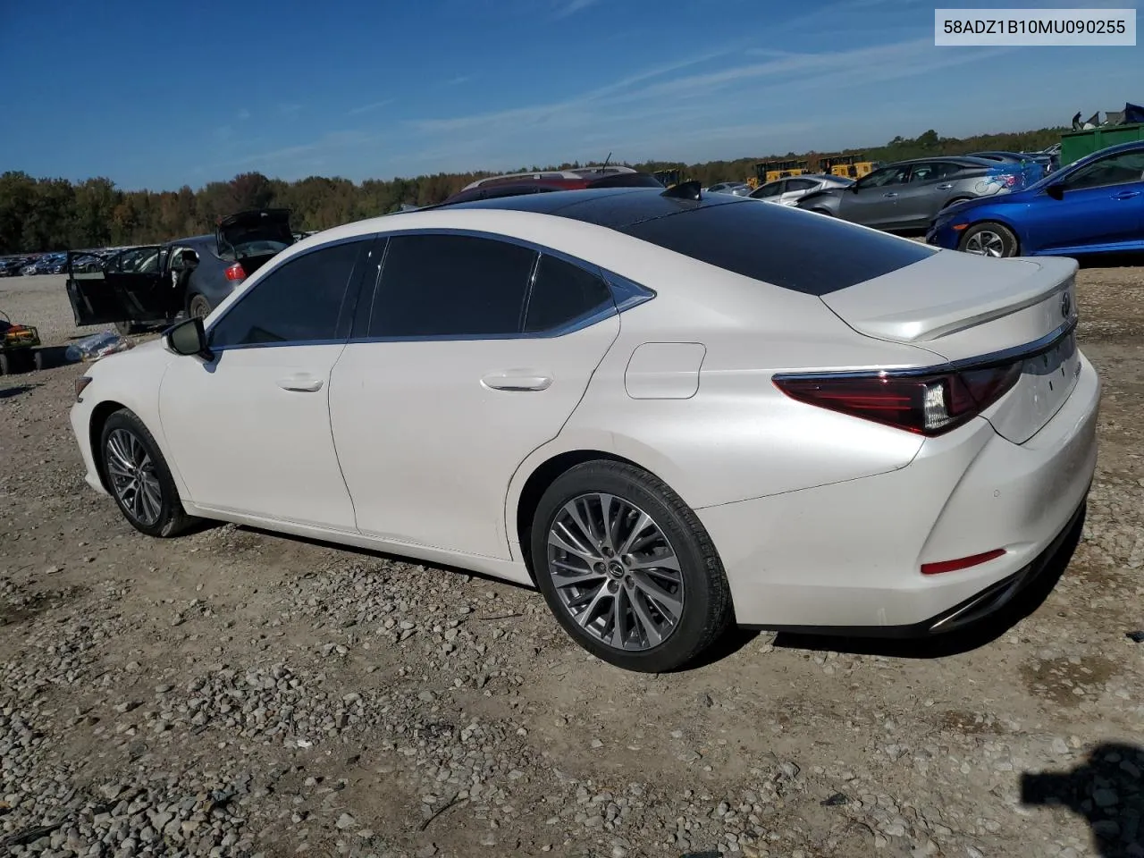 2021 Lexus Es 350 Base VIN: 58ADZ1B10MU090255 Lot: 80958634