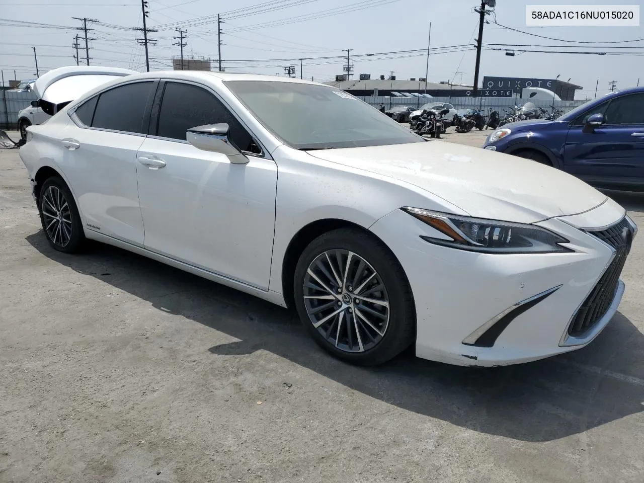 2022 Lexus Es 300H Base VIN: 58ADA1C16NU015020 Lot: 51963354