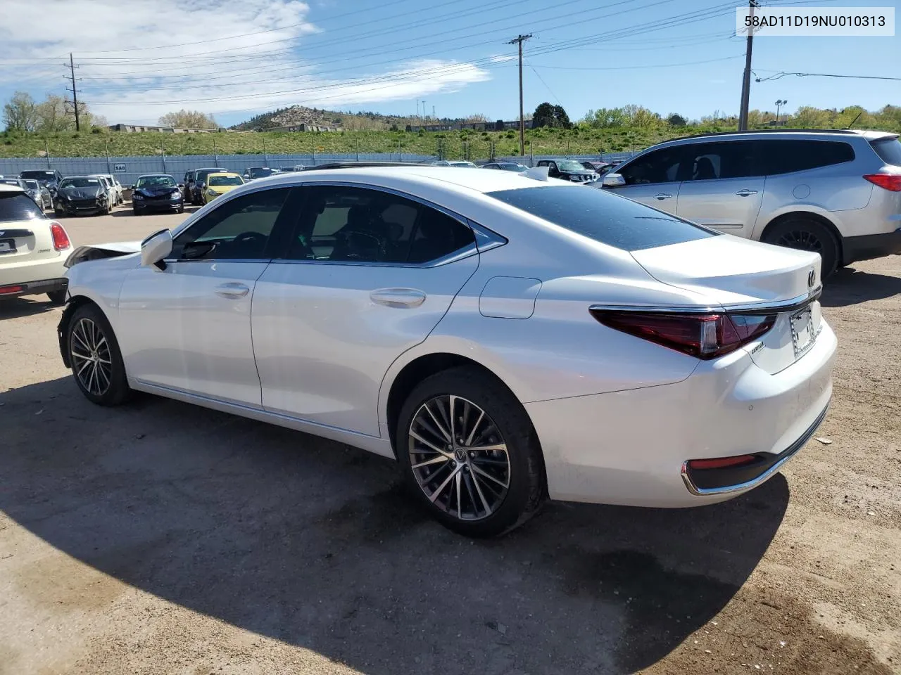 2022 Lexus Es 250 Base VIN: 58AD11D19NU010313 Lot: 54532814