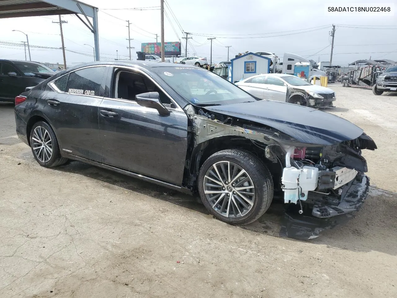 2022 Lexus Es 300H Base VIN: 58ADA1C18NU022468 Lot: 56370634