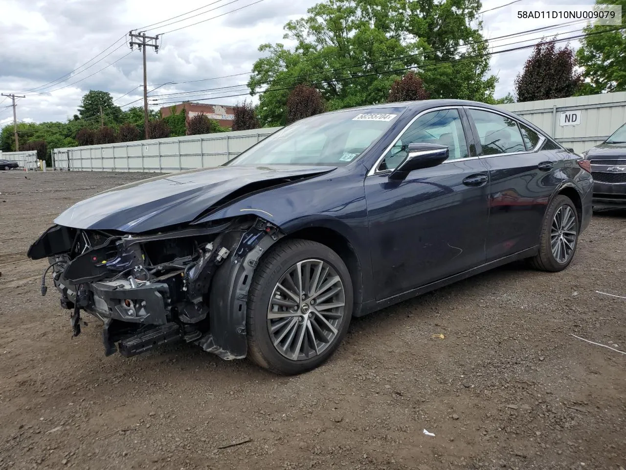 2022 Lexus Es 250 Base VIN: 58AD11D10NU009079 Lot: 58255704