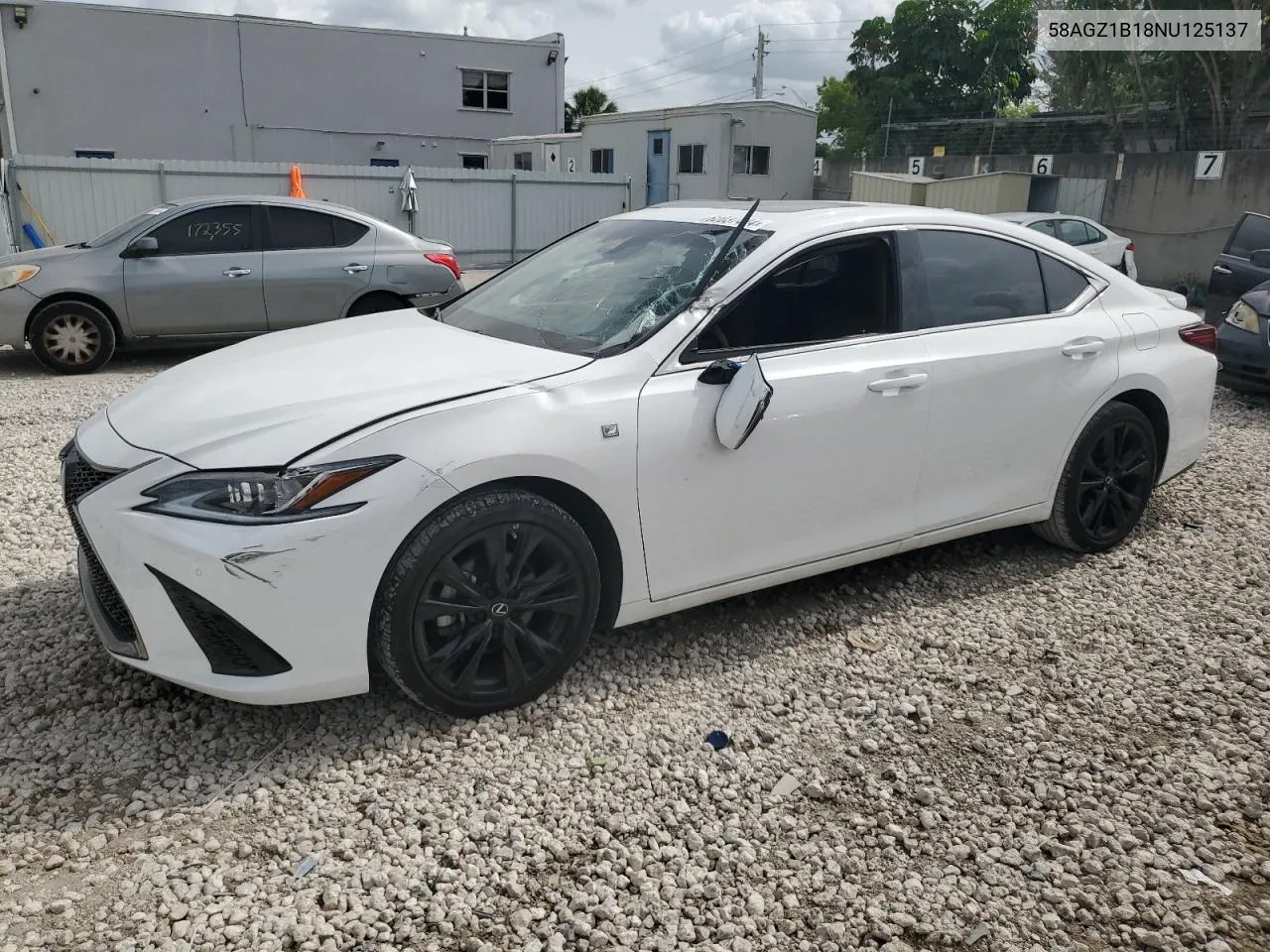 2022 Lexus Es 350 Base VIN: 58AGZ1B18NU125137 Lot: 62037424