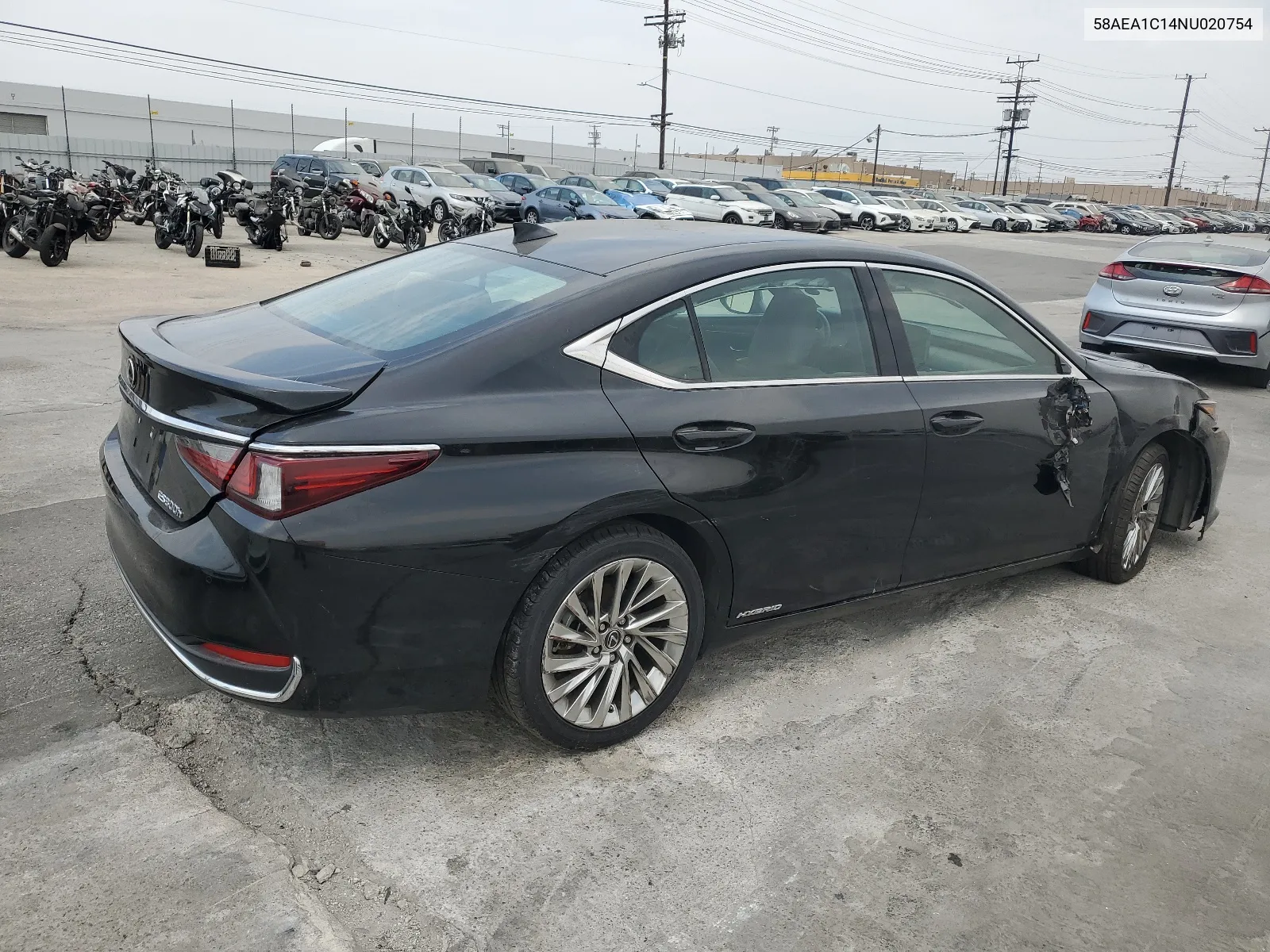 2022 Lexus Es 300H Base VIN: 58AEA1C14NU020754 Lot: 62952824