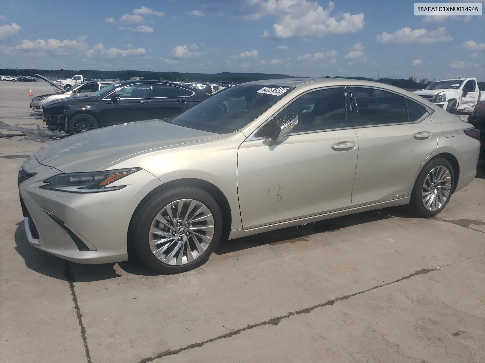 2022 Lexus Es 300H Base VIN: 58AFA1C1XNU014946 Lot: 64653444