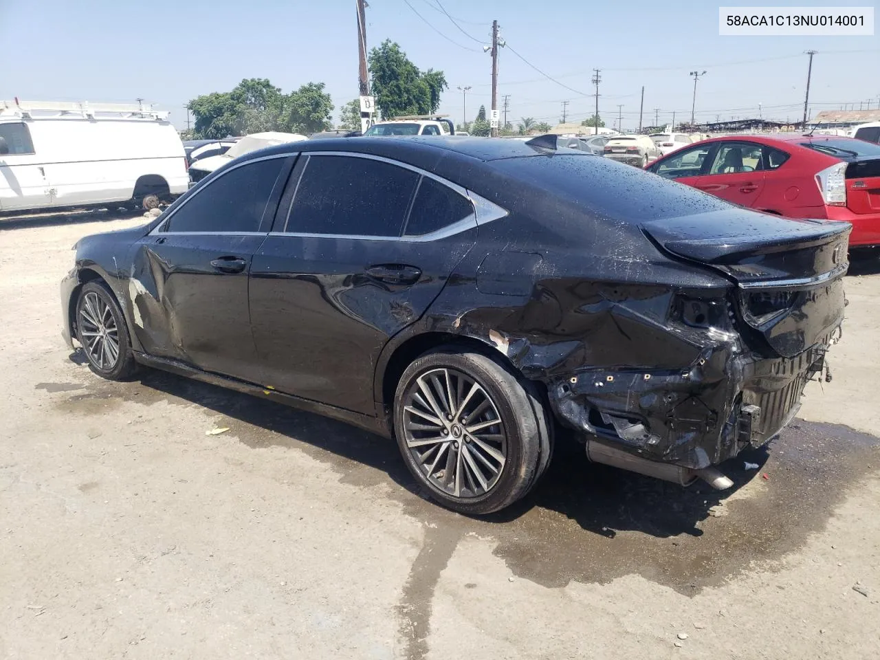 2022 Lexus Es 300H Base VIN: 58ACA1C13NU014001 Lot: 65374034