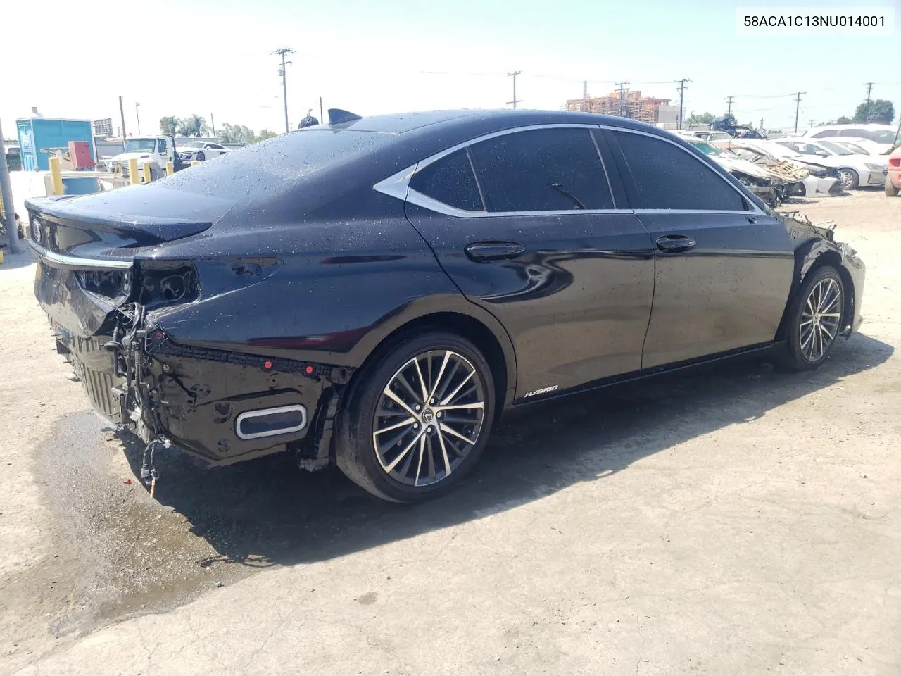 2022 Lexus Es 300H Base VIN: 58ACA1C13NU014001 Lot: 65374034