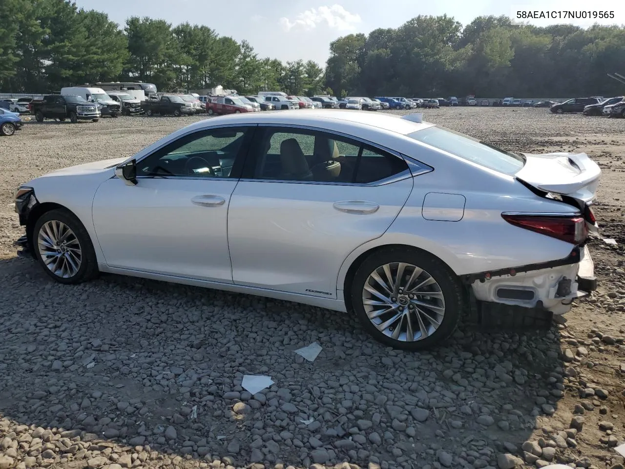 2022 Lexus Es 300H Base VIN: 58AEA1C17NU019565 Lot: 68922214