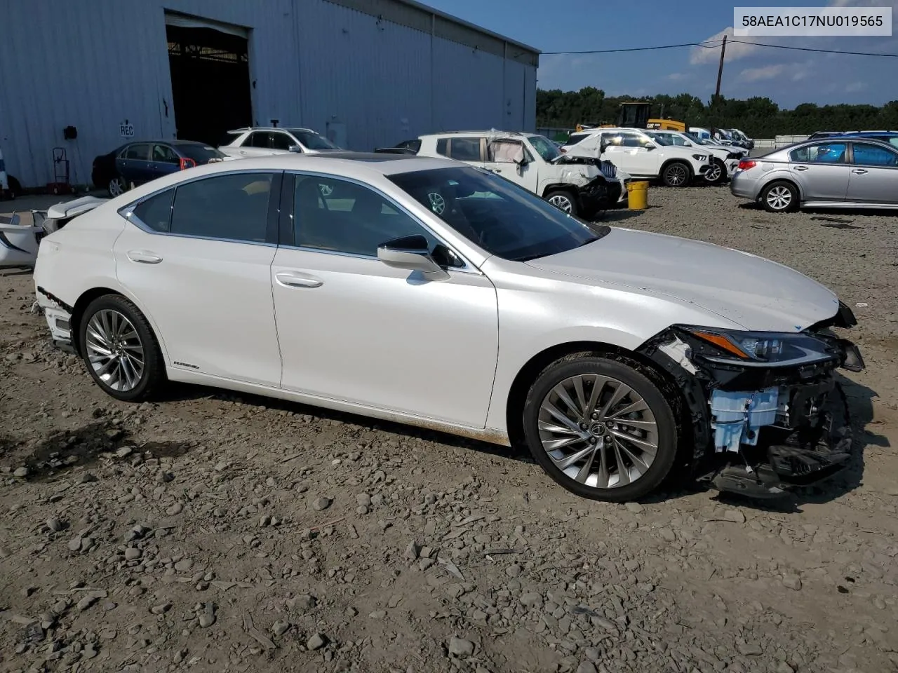 2022 Lexus Es 300H Base VIN: 58AEA1C17NU019565 Lot: 68922214