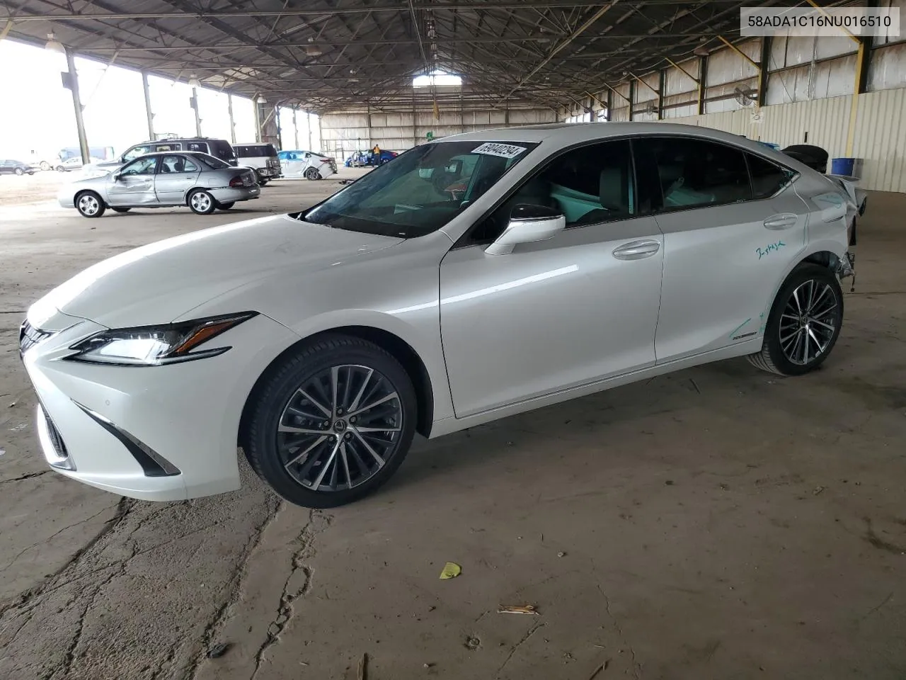 2022 Lexus Es 300H Base VIN: 58ADA1C16NU016510 Lot: 69040294