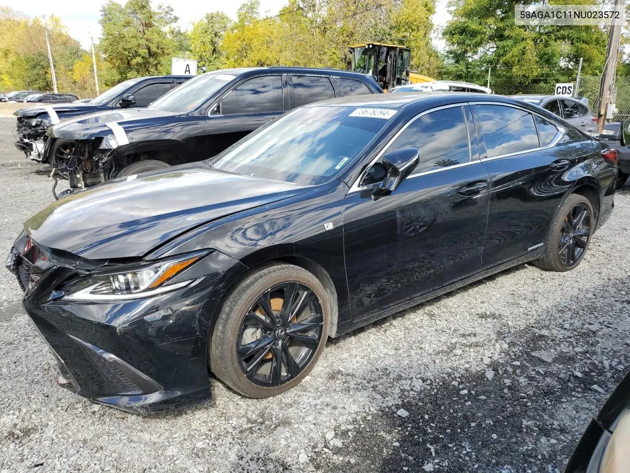 2022 Lexus Es 300H Base VIN: 58AGA1C11NU023572 Lot: 73678294