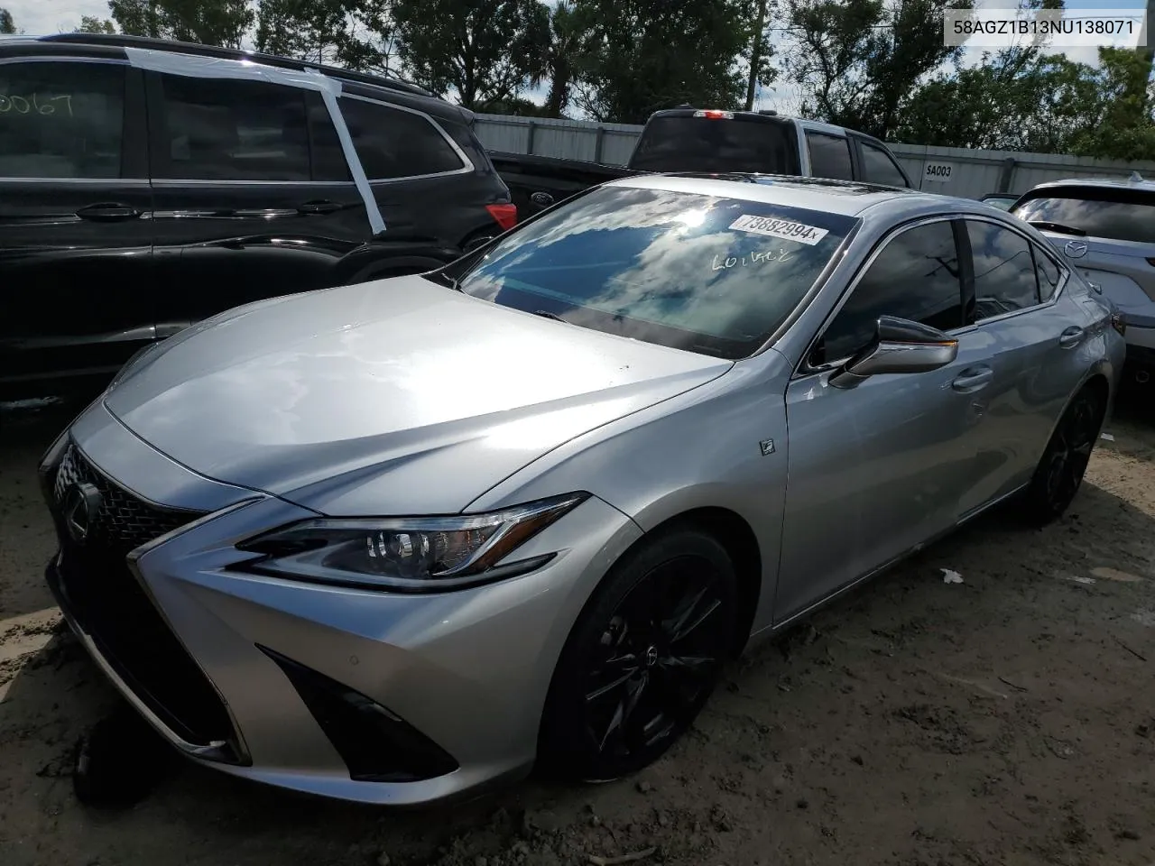 2022 Lexus Es 350 Base VIN: 58AGZ1B13NU138071 Lot: 73882994