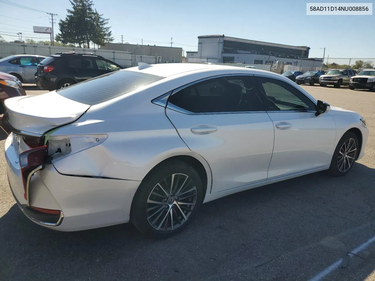 2022 Lexus Es 250 Base VIN: 58AD11D14NU008856 Lot: 73984234