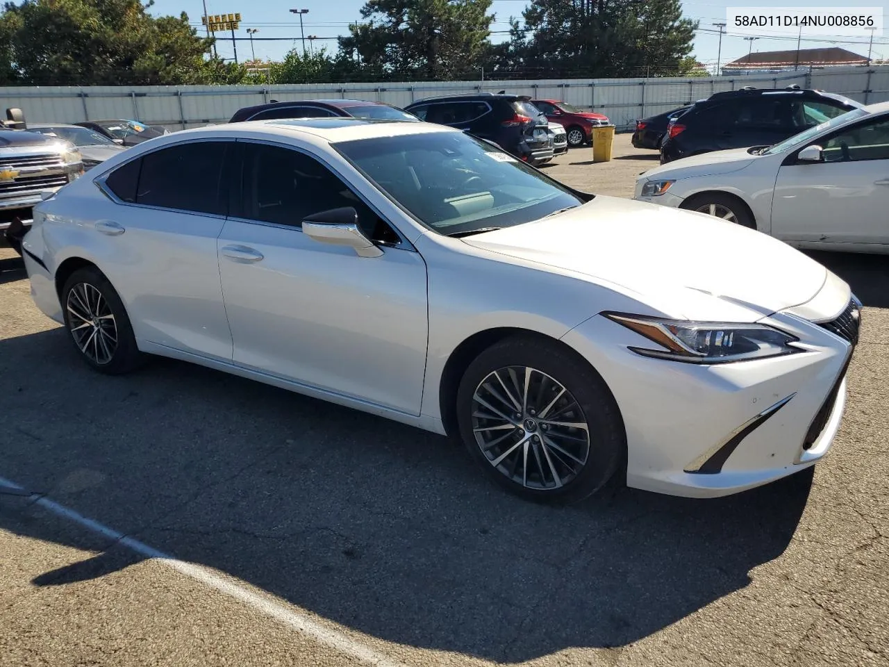 2022 Lexus Es 250 Base VIN: 58AD11D14NU008856 Lot: 73984234