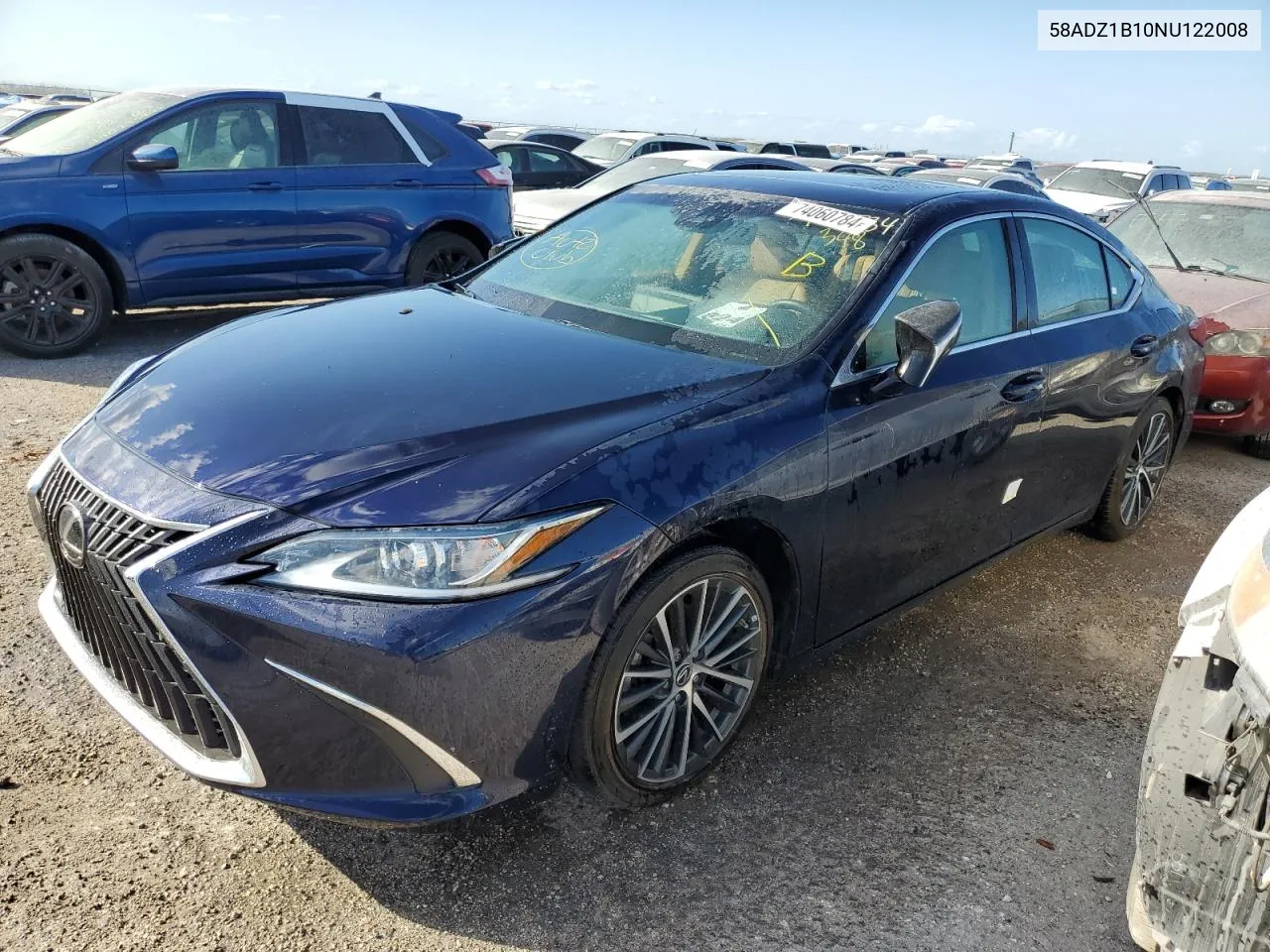 2022 Lexus Es 350 Base VIN: 58ADZ1B10NU122008 Lot: 74060784