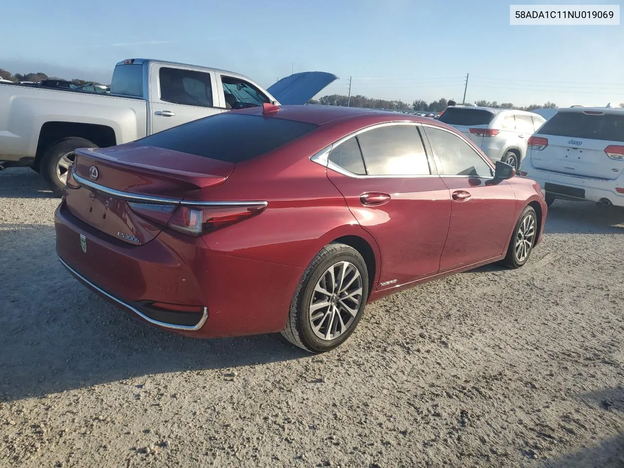 2022 Lexus Es 300H Base VIN: 58ADA1C11NU019069 Lot: 75130784