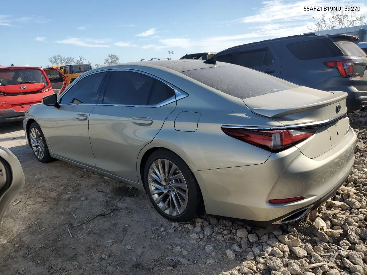 2022 Lexus Es 350 Base VIN: 58AFZ1B19NU139270 Lot: 76673754