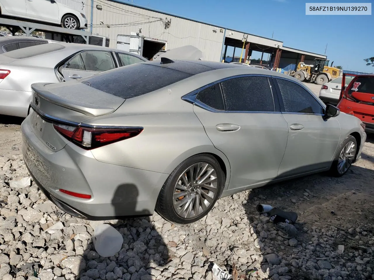 2022 Lexus Es 350 Base VIN: 58AFZ1B19NU139270 Lot: 76673754