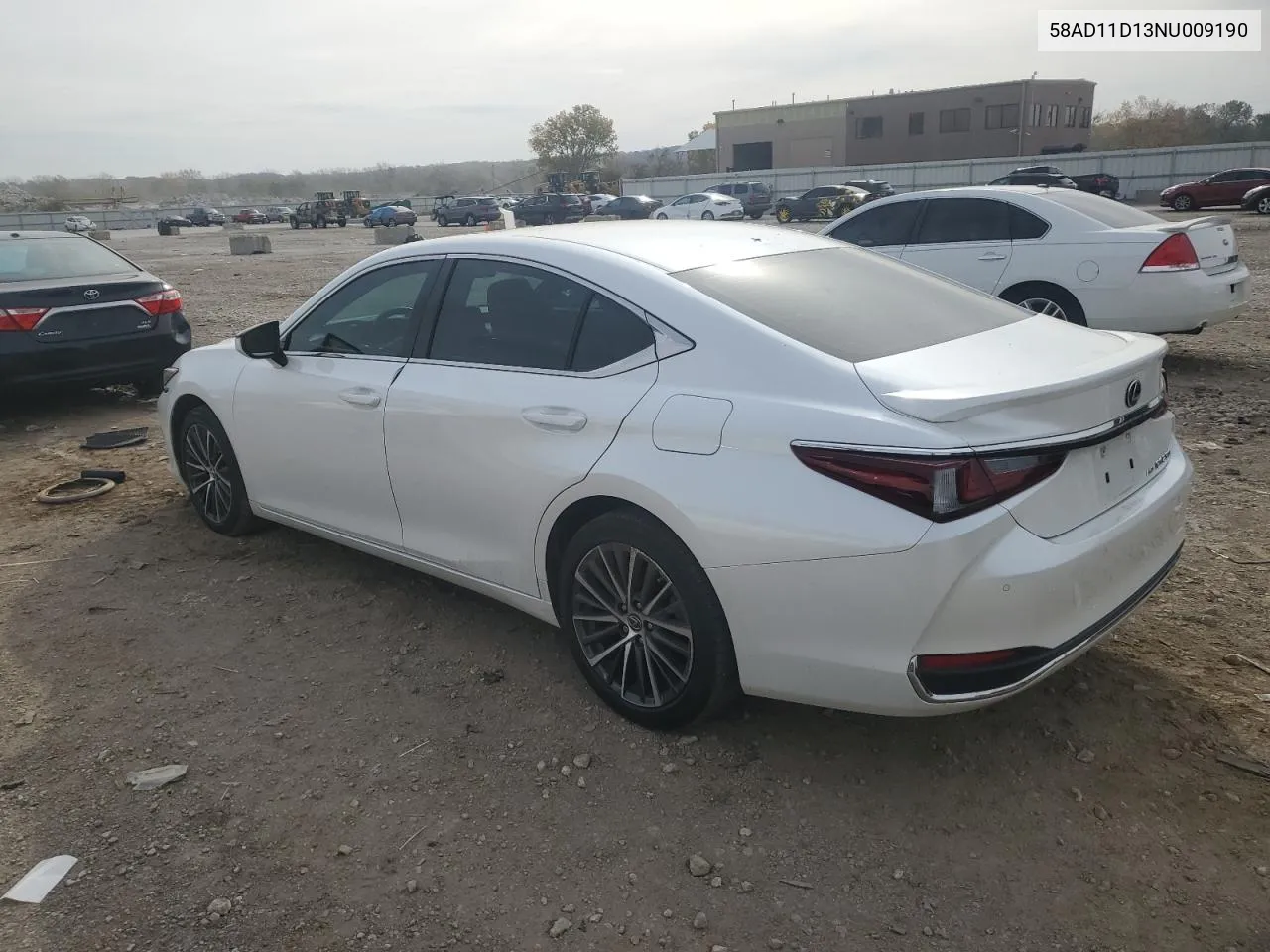 2022 Lexus Es 250 Base VIN: 58AD11D13NU009190 Lot: 78155354