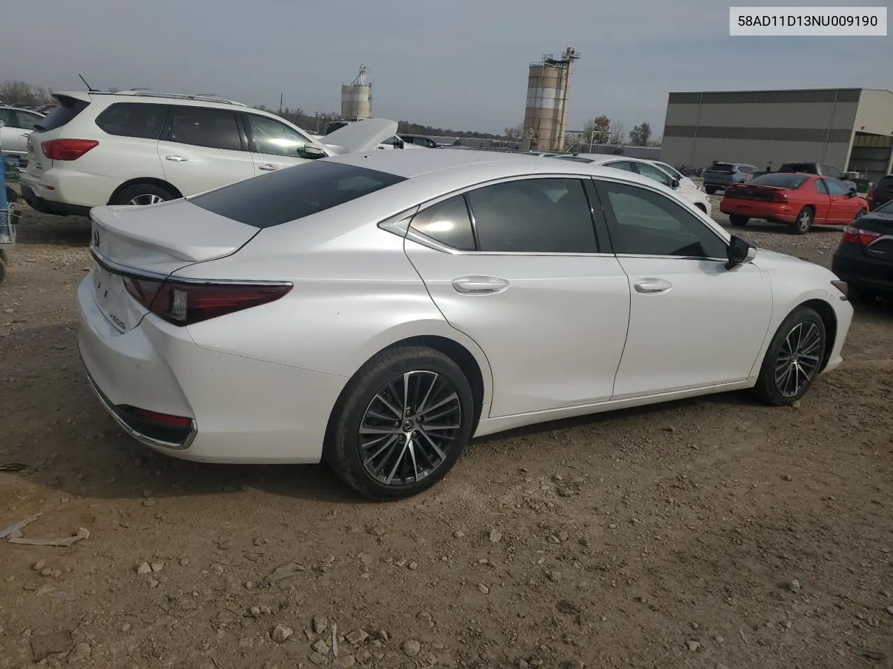 2022 Lexus Es 250 Base VIN: 58AD11D13NU009190 Lot: 78155354