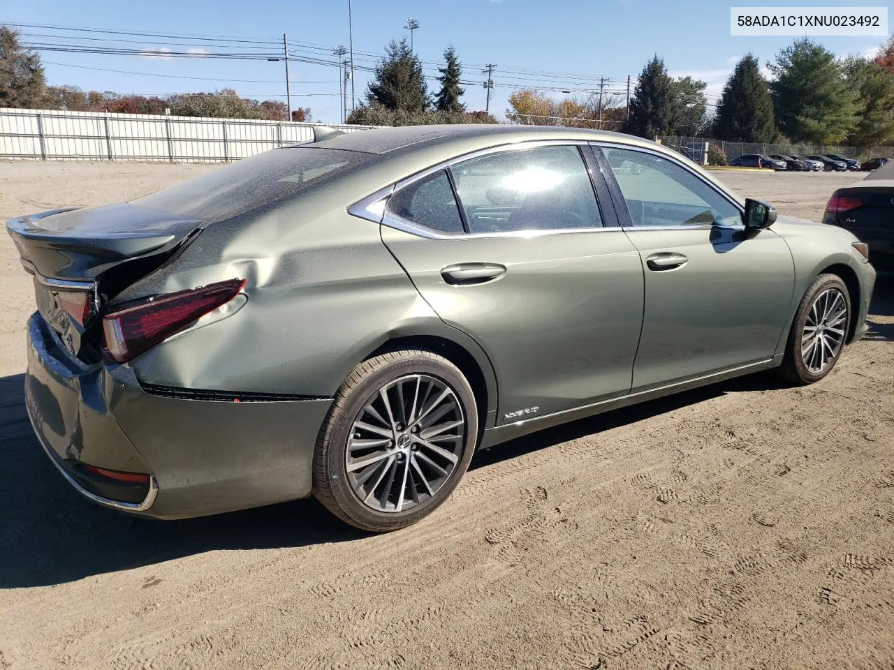 2022 Lexus Es 300H Base VIN: 58ADA1C1XNU023492 Lot: 78596104