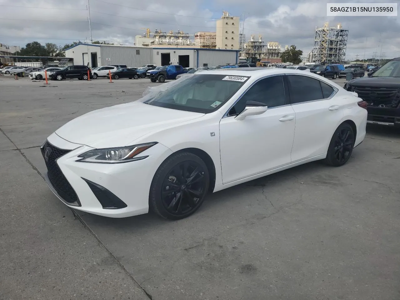 2022 Lexus Es 350 Base VIN: 58AGZ1B15NU135950 Lot: 79630584