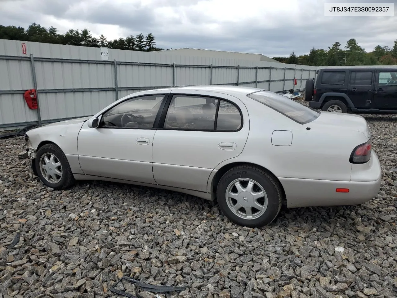 1995 Lexus Gs 300 VIN: JT8JS47E3S0092357 Lot: 74065324