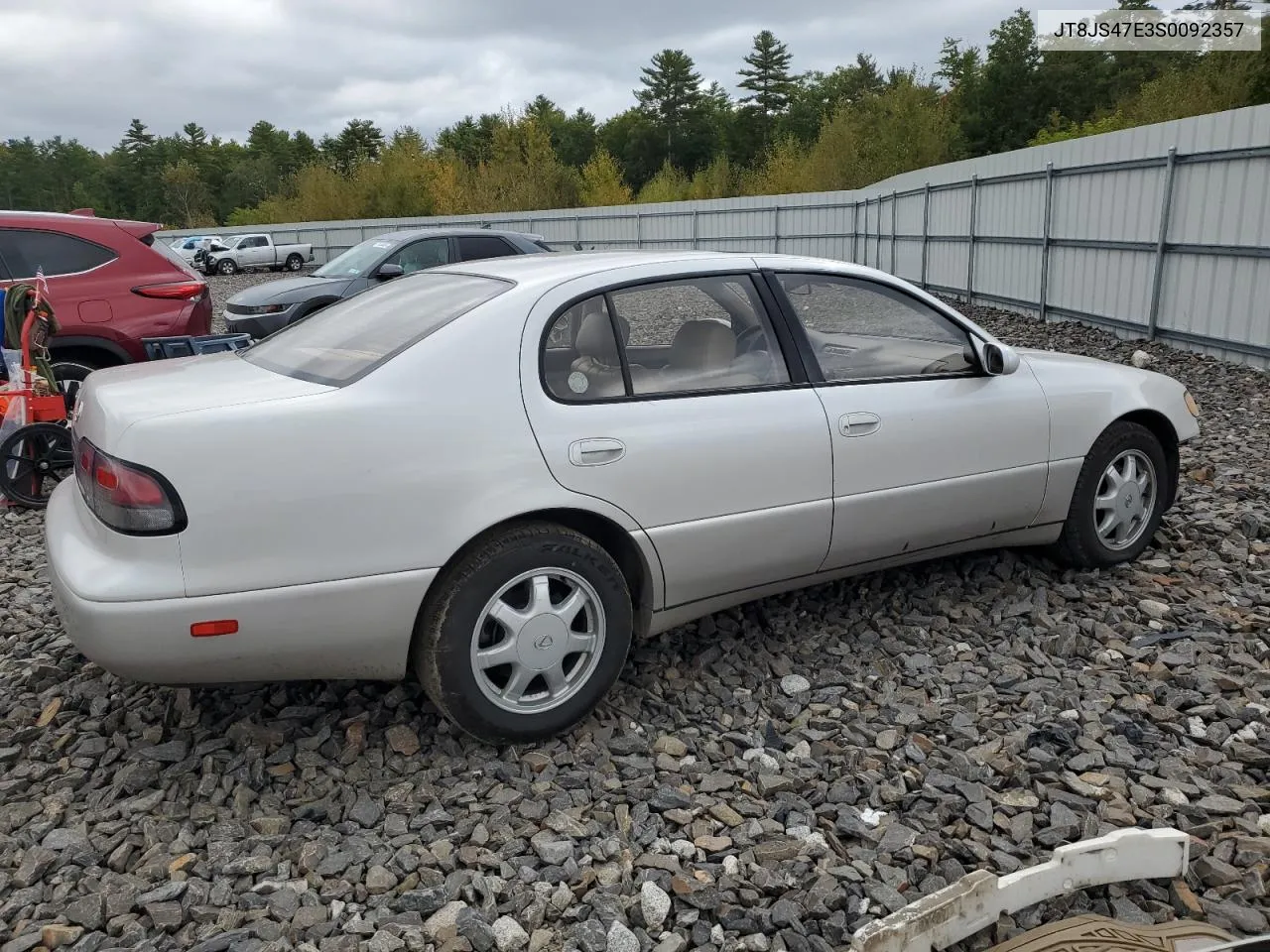 1995 Lexus Gs 300 VIN: JT8JS47E3S0092357 Lot: 74065324