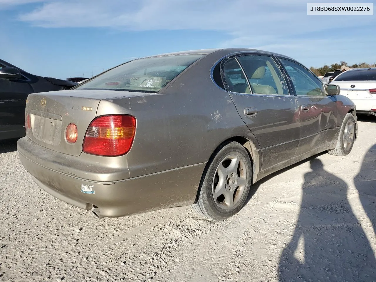 1998 Lexus Gs 300 VIN: JT8BD68SXW0022276 Lot: 76758614