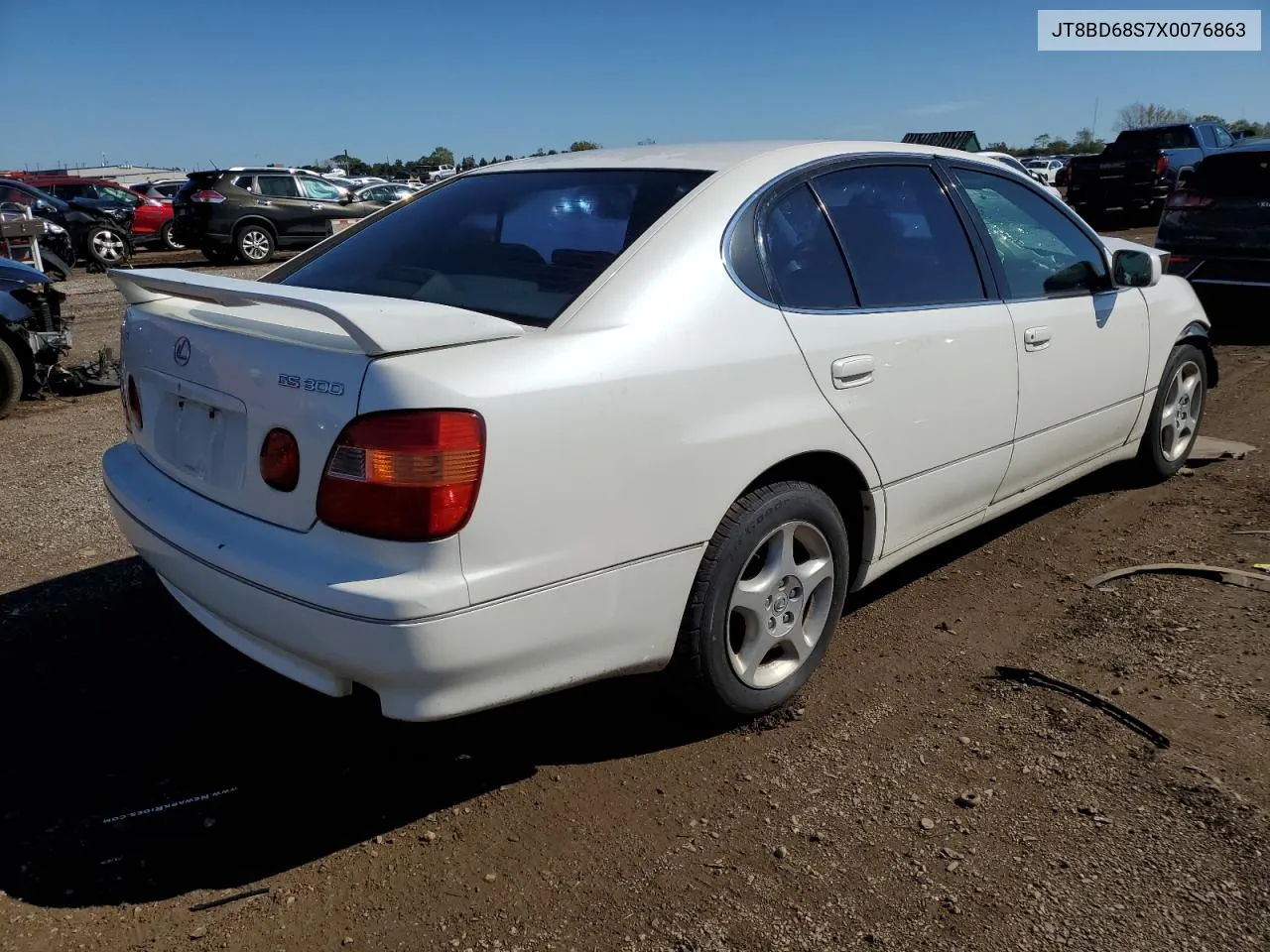 1999 Lexus Gs 300 VIN: JT8BD68S7X0076863 Lot: 72712224