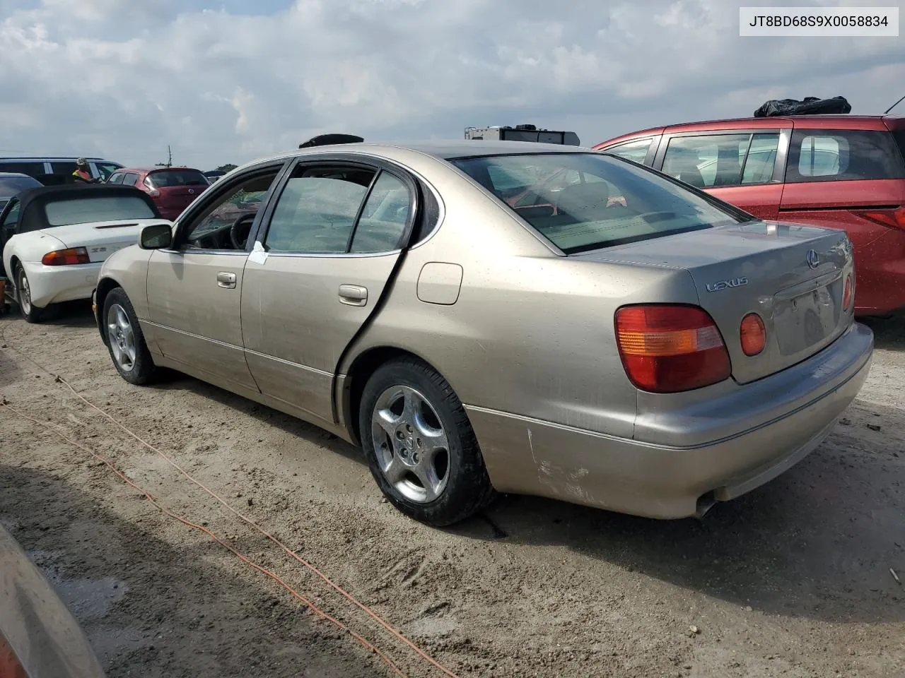 1999 Lexus Gs 300 VIN: JT8BD68S9X0058834 Lot: 74356504