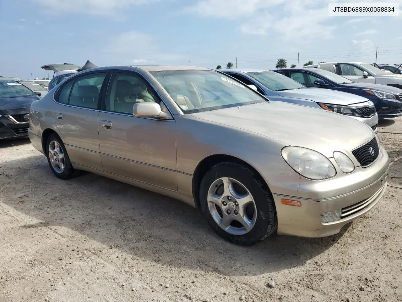 1999 Lexus Gs 300 VIN: JT8BD68S9X0058834 Lot: 74356504