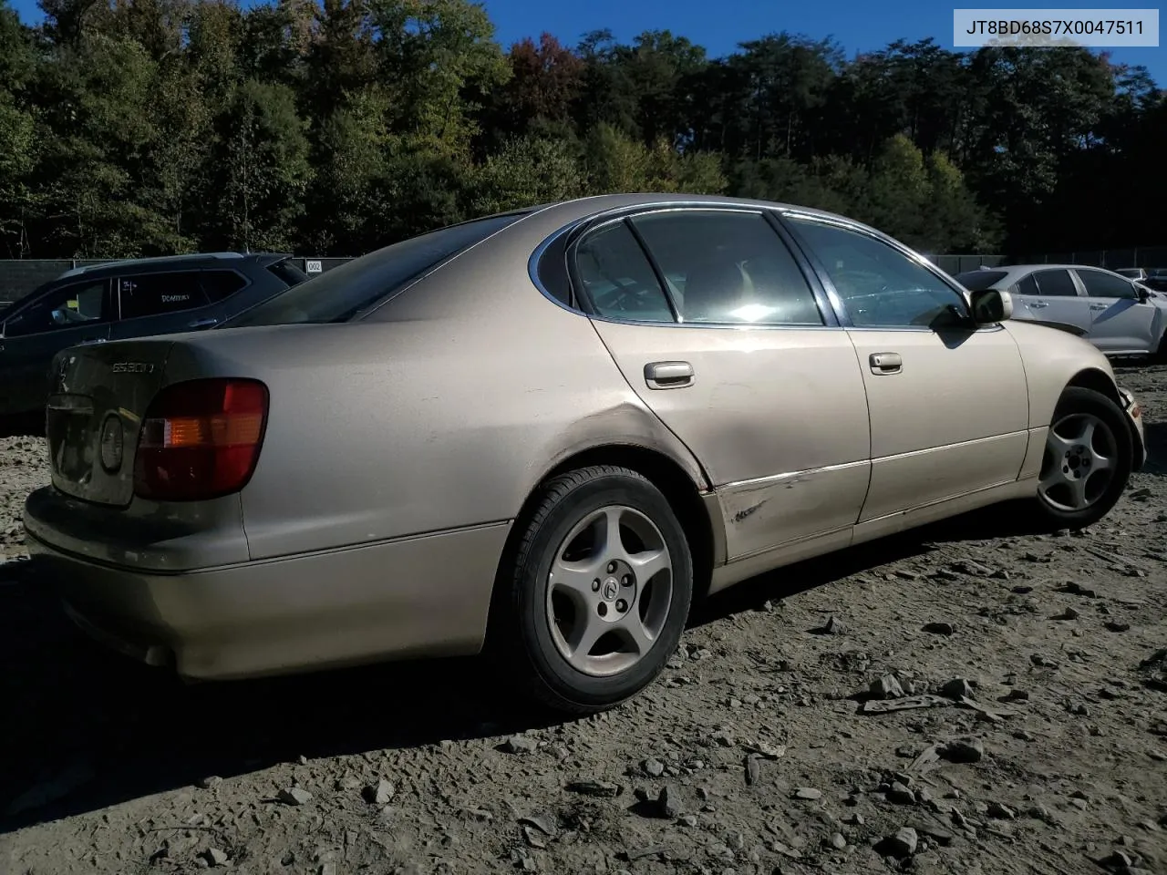 1999 Lexus Gs 300 VIN: JT8BD68S7X0047511 Lot: 76602224