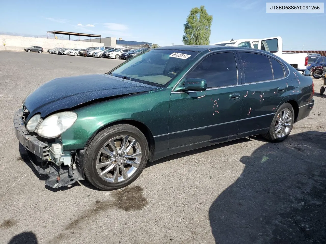 2000 Lexus Gs 300 VIN: JT8BD68S5Y0091265 Lot: 66105514