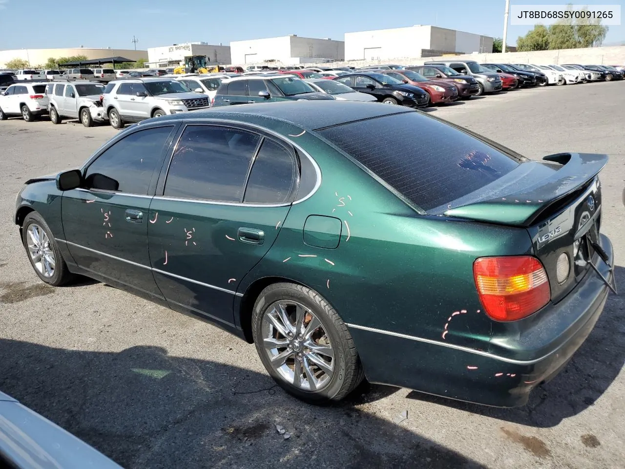 2000 Lexus Gs 300 VIN: JT8BD68S5Y0091265 Lot: 66105514