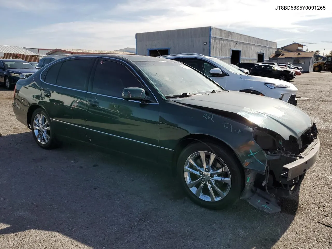 2000 Lexus Gs 300 VIN: JT8BD68S5Y0091265 Lot: 66105514