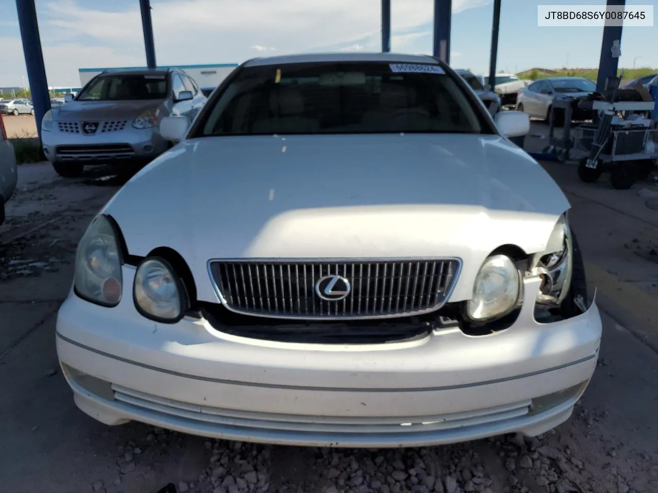 2000 Lexus Gs 300 VIN: JT8BD68S6Y0087645 Lot: 66988624