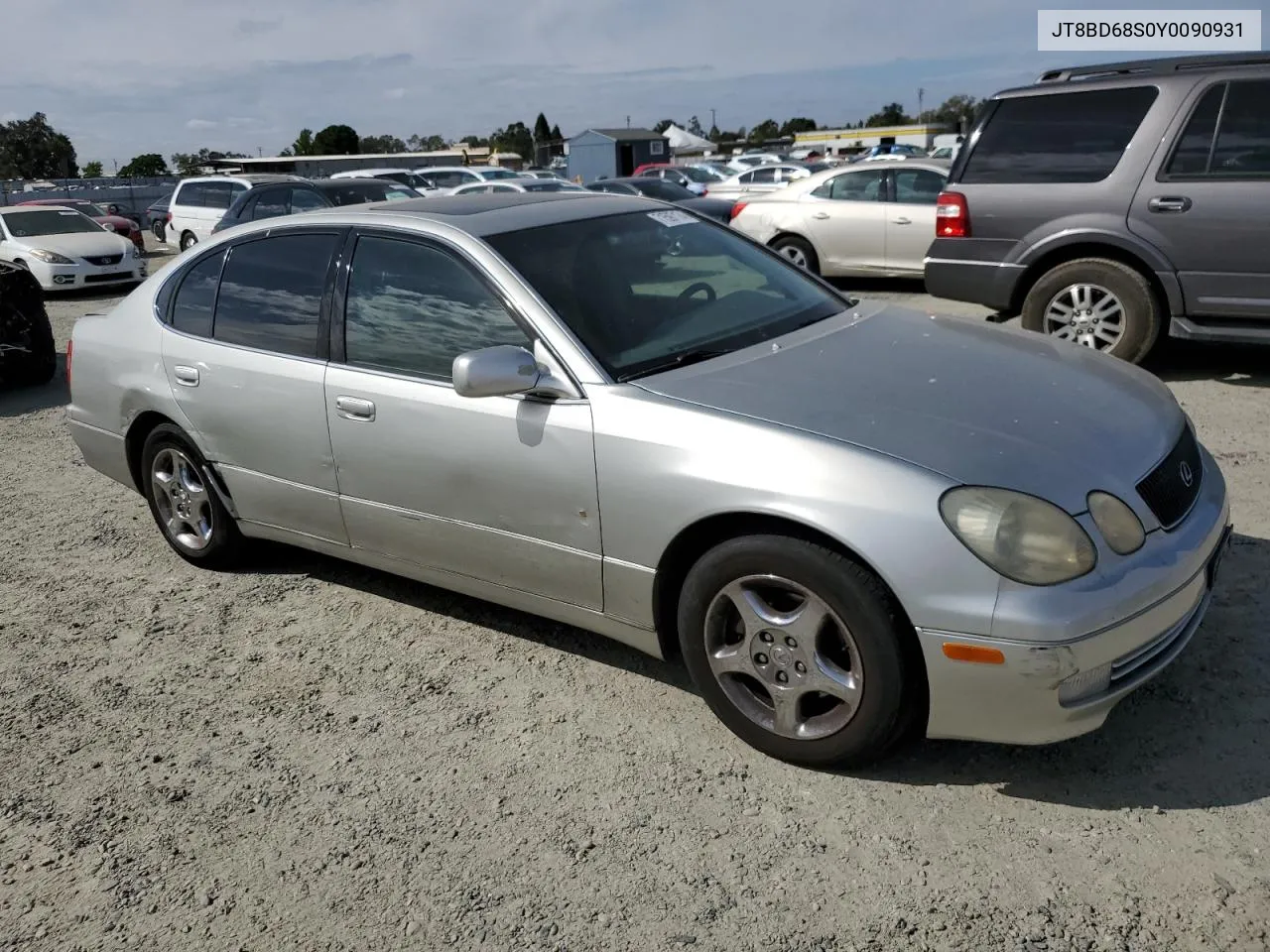 2000 Lexus Gs 300 VIN: JT8BD68S0Y0090931 Lot: 71597174