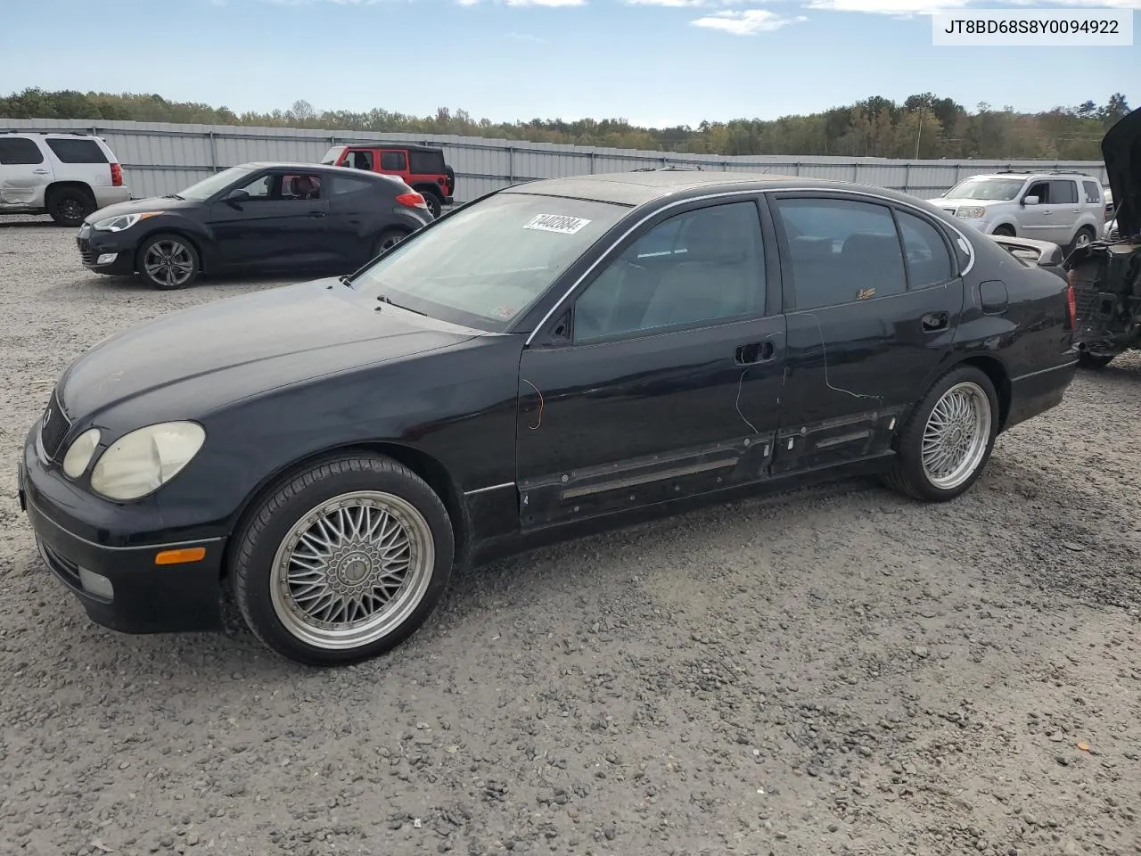 2000 Lexus Gs 300 VIN: JT8BD68S8Y0094922 Lot: 74402884