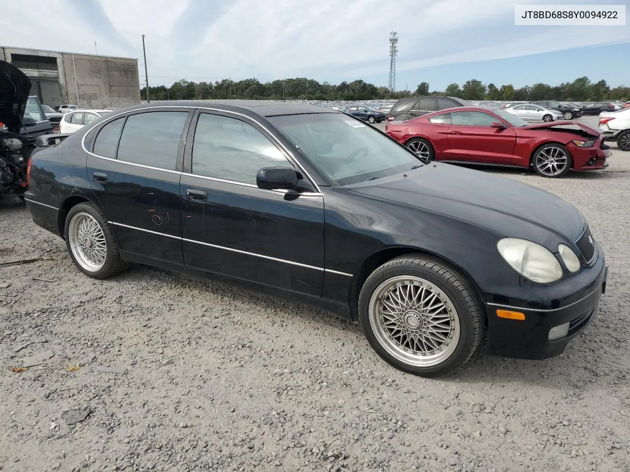 2000 Lexus Gs 300 VIN: JT8BD68S8Y0094922 Lot: 74402884