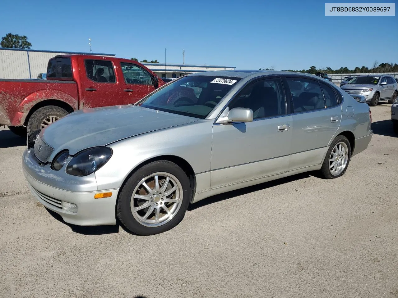 2000 Lexus Gs 300 VIN: JT8BD68S2Y0089697 Lot: 75479904