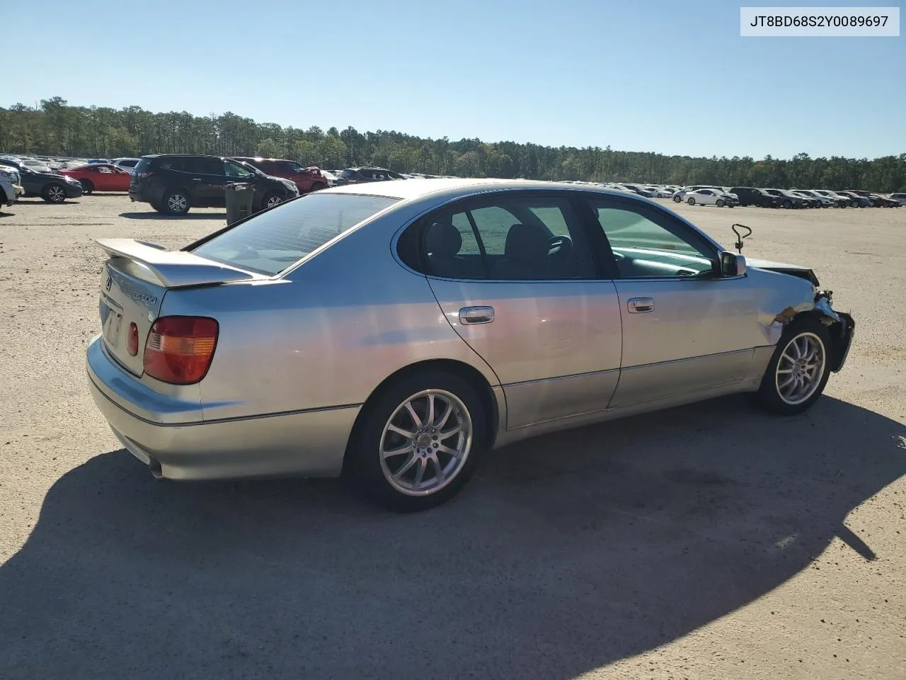 2000 Lexus Gs 300 VIN: JT8BD68S2Y0089697 Lot: 75479904